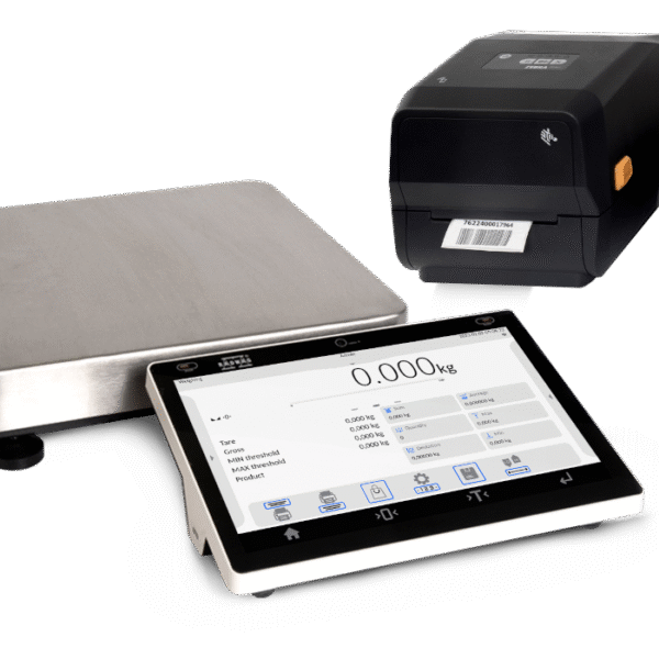 Balance électronique Ademi Pesage avec écran et imprimante pour pesage précis.