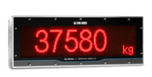 RÉPÉTITEUR DE POIDS ALPHANUMÉRIQUE « GLR100I » EN ACIER INOX ET PROTECTION IP68